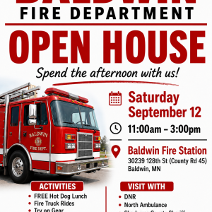 Baldwin Fire Open House